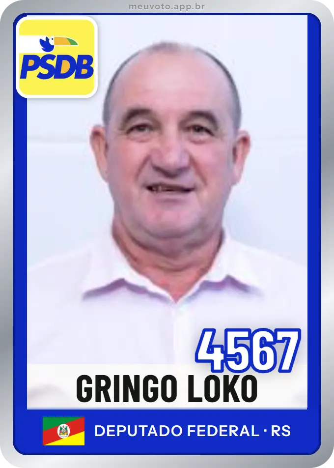Carta de Gringo Loko, número 4567, PSDB