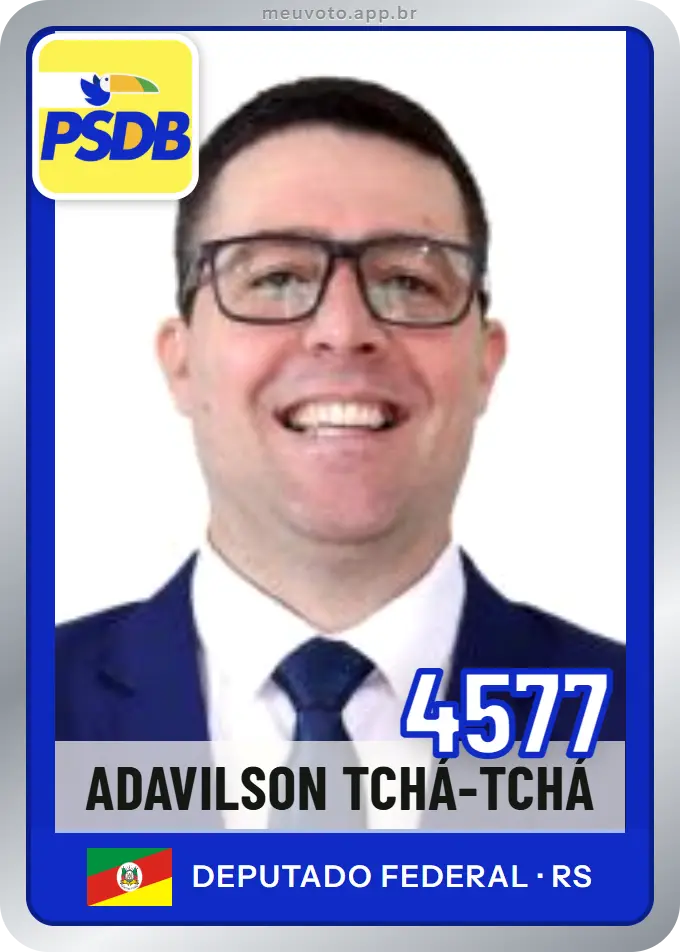 Carta de Adavilson Tchá-Tchá, número 4577, PSDB