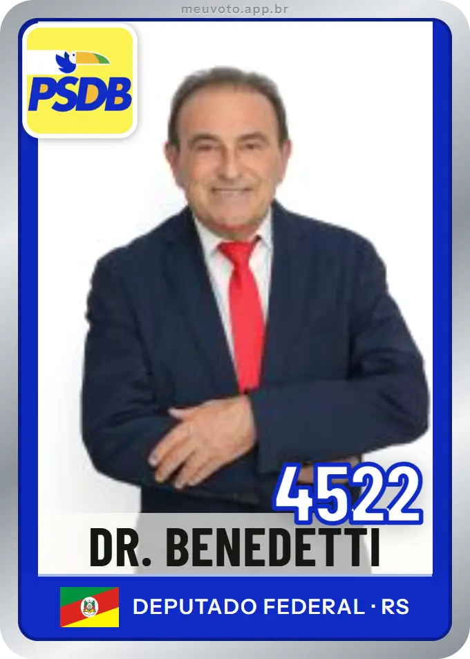 Carta de Dr. Benedetti, número 4522, PSDB