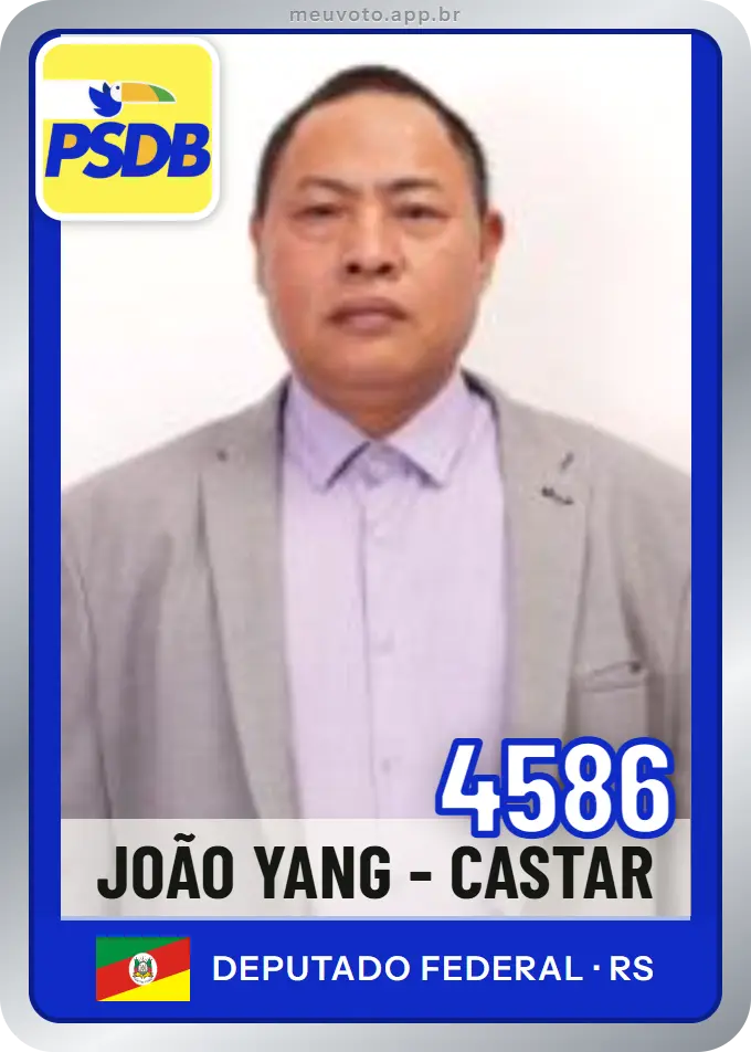 Carta de João Yang - Castar, número 4586, PSDB