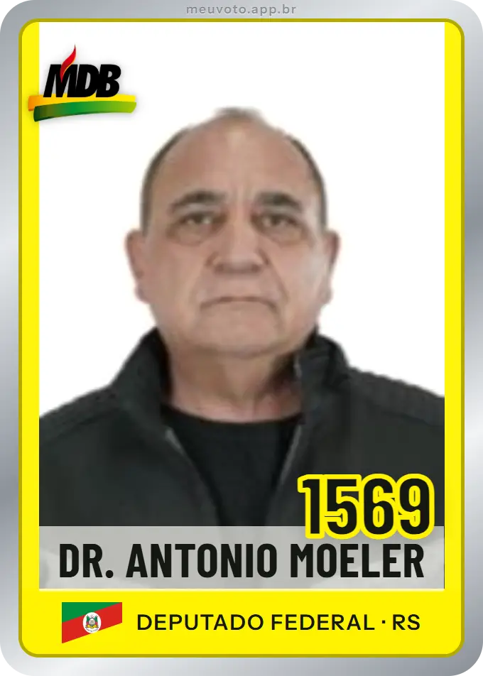 Carta de Dr. Antonio Moeler, número 1569, MDB