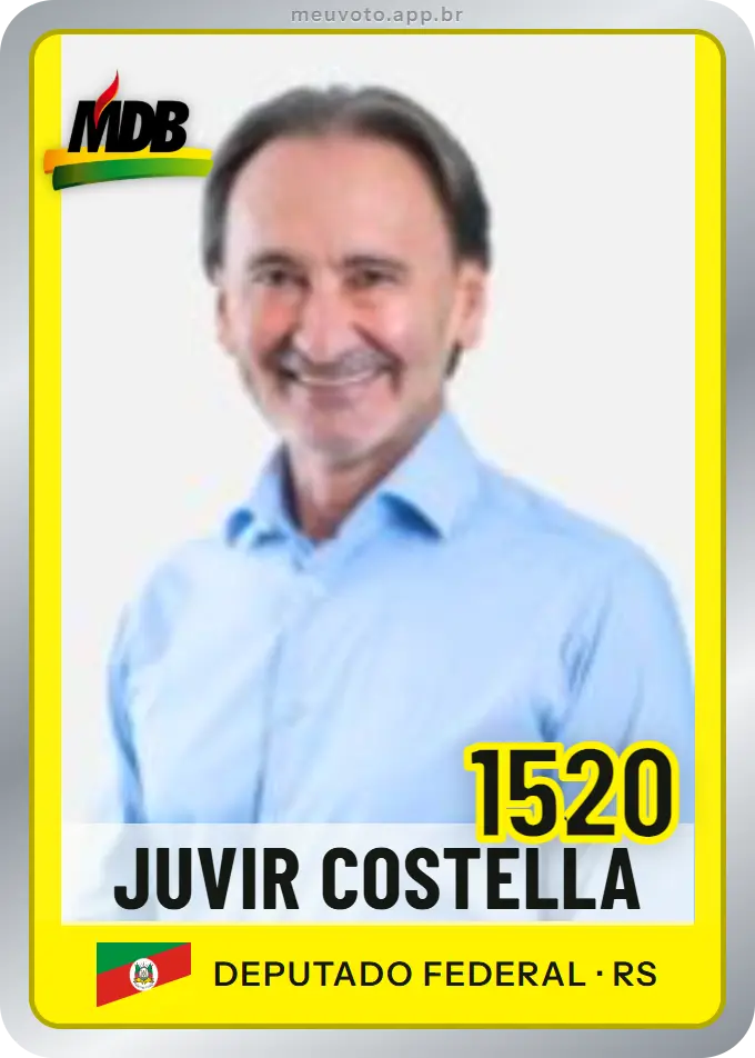Carta de Juvir Costella, número 1520, MDB