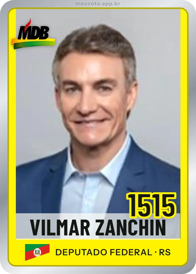 Carta de Vilmar Zanchin, número 1515, MDB