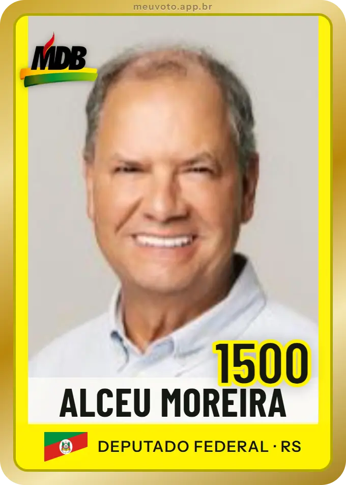 Carta de Alceu Moreira, número 1500, MDB