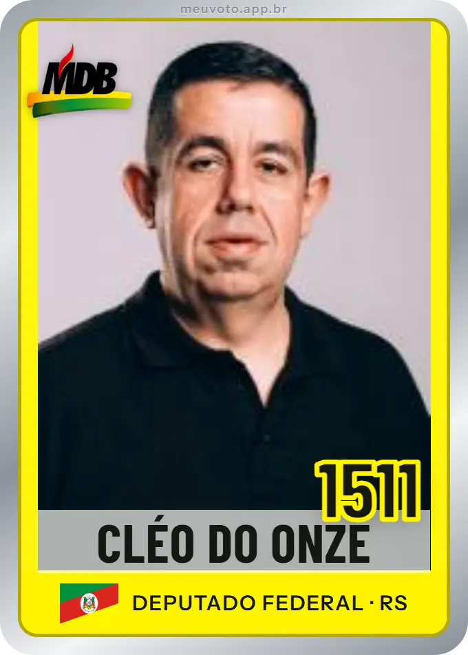 Carta de Cléo do Onze, número 1511, MDB