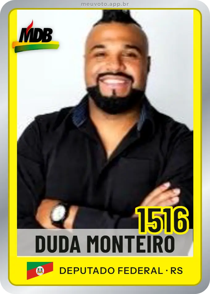 Carta de Duda Monteiro, número 1516, MDB
