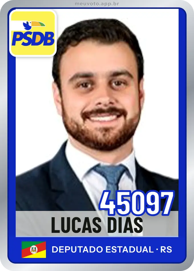 Carta de Lucas Dias, número 45097, PSDB