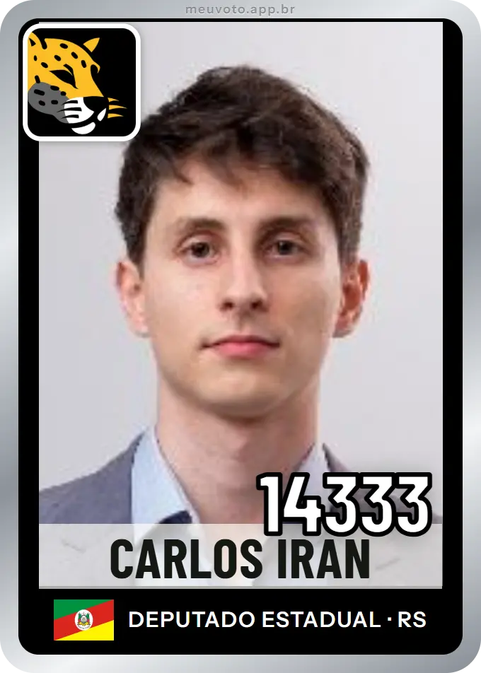 Carta de Carlos Iran, número 14333, Missão