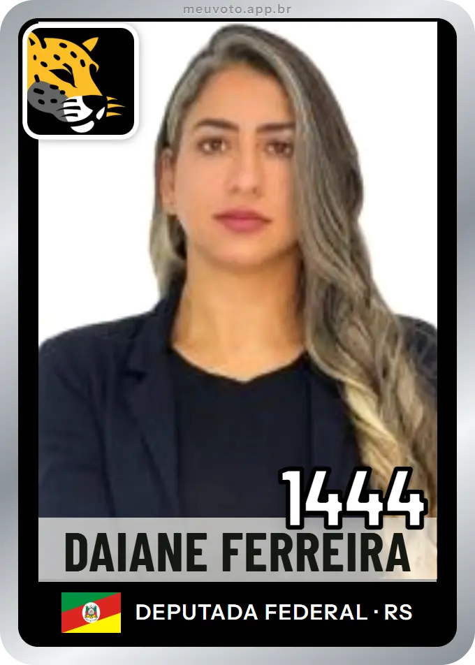 Carta de Daiane Ferreira, número 1444, Missão