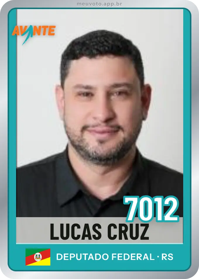 Carta de Lucas Cruz, número 7012, Avante