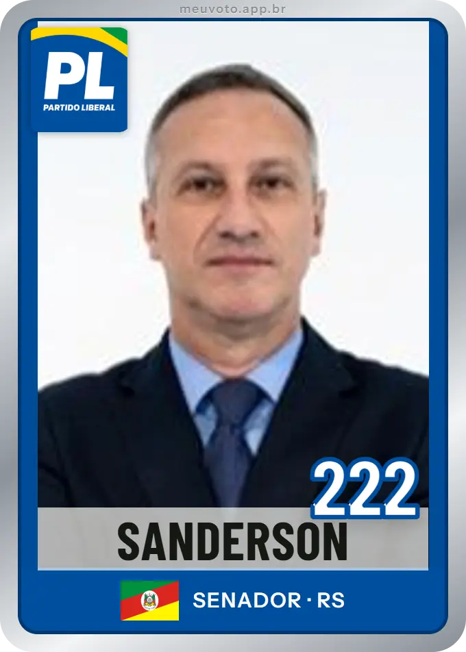 Carta de Sanderson, número 222, PL