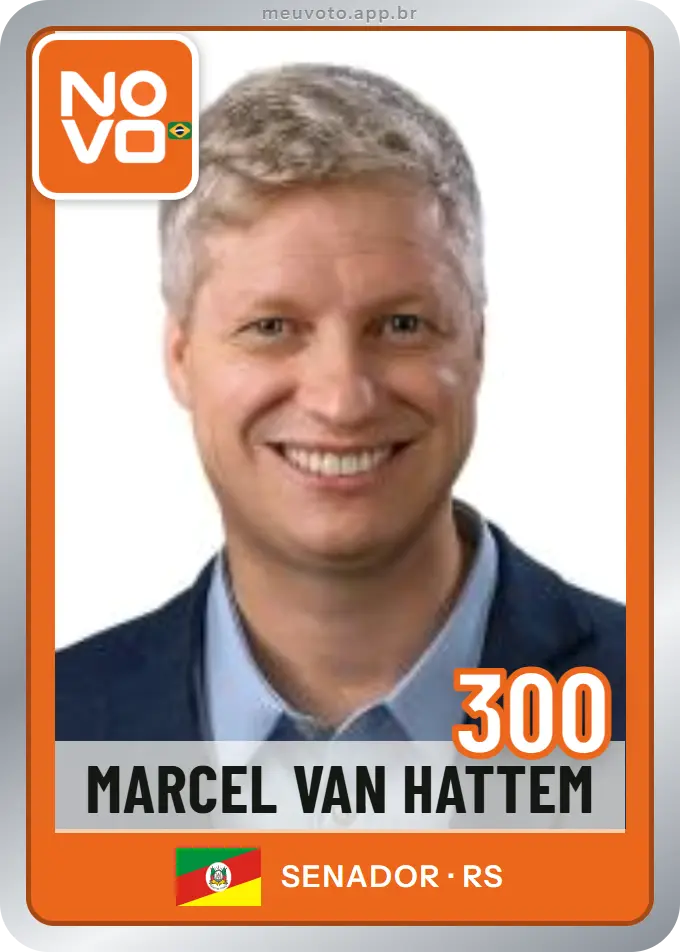 Carta de Marcel Van Hattem, número 300, Novo