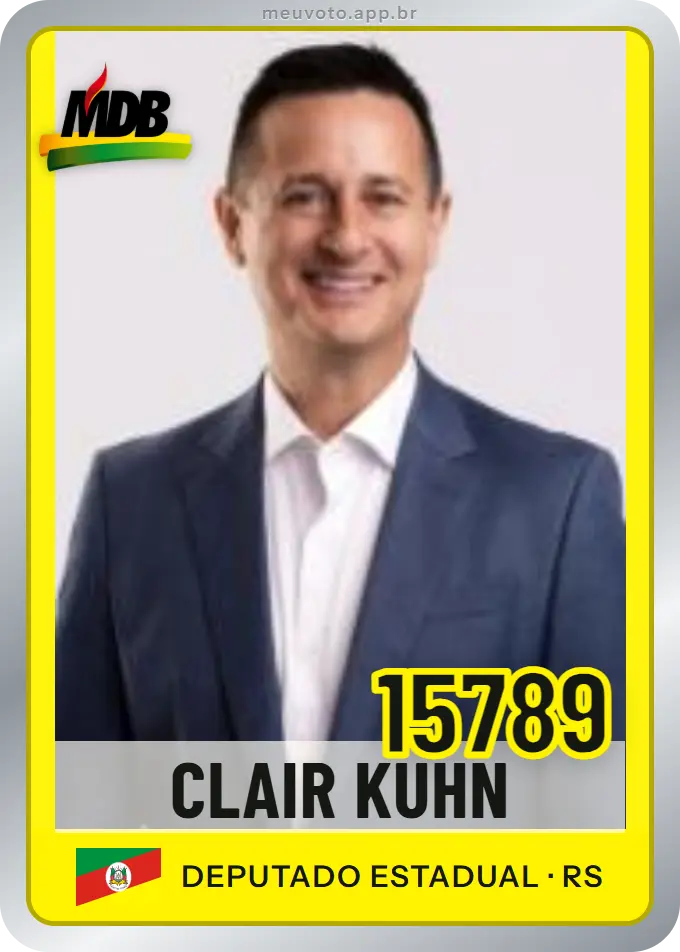 Carta de Clair Kuhn, número 15789, MDB