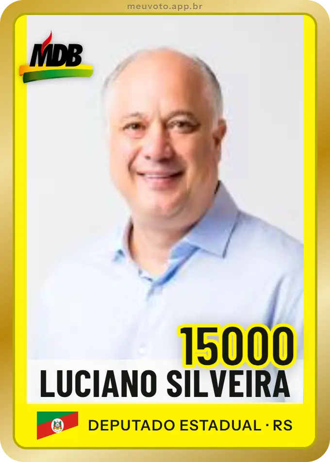 Carta de Luciano Silveira, número 15000, MDB