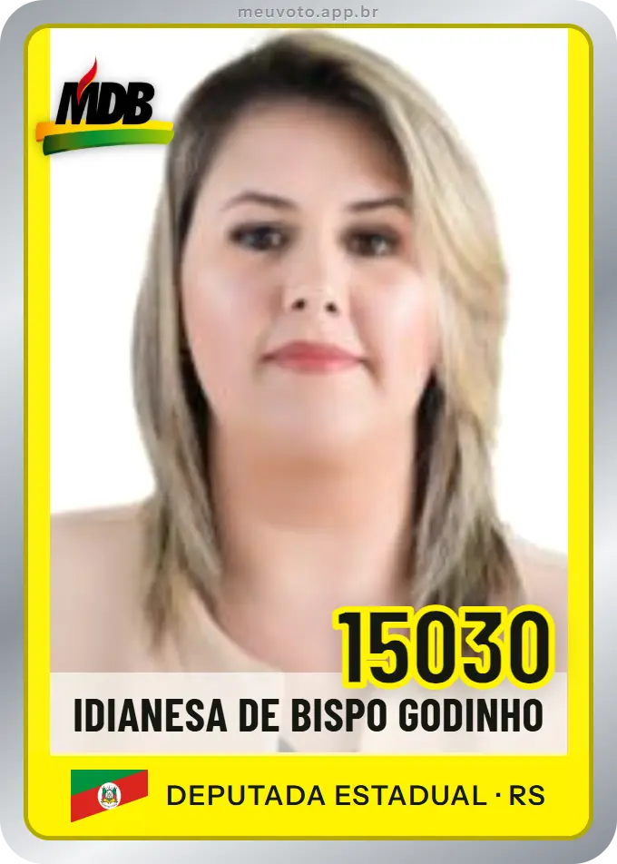 Carta de Idianesa de Bispo Godinho, número 15030, MDB