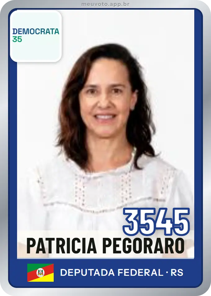 Carta de Patricia Pegoraro, número 3545, Democrata