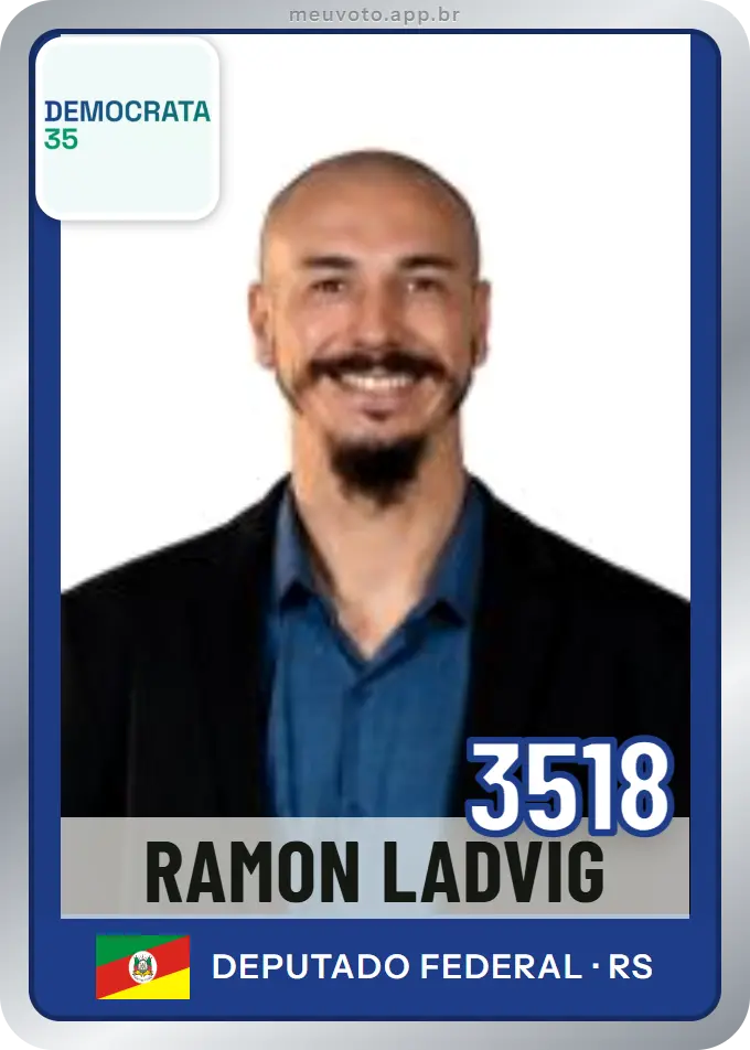 Carta de Ramon Ladvig, número 3518, Democrata