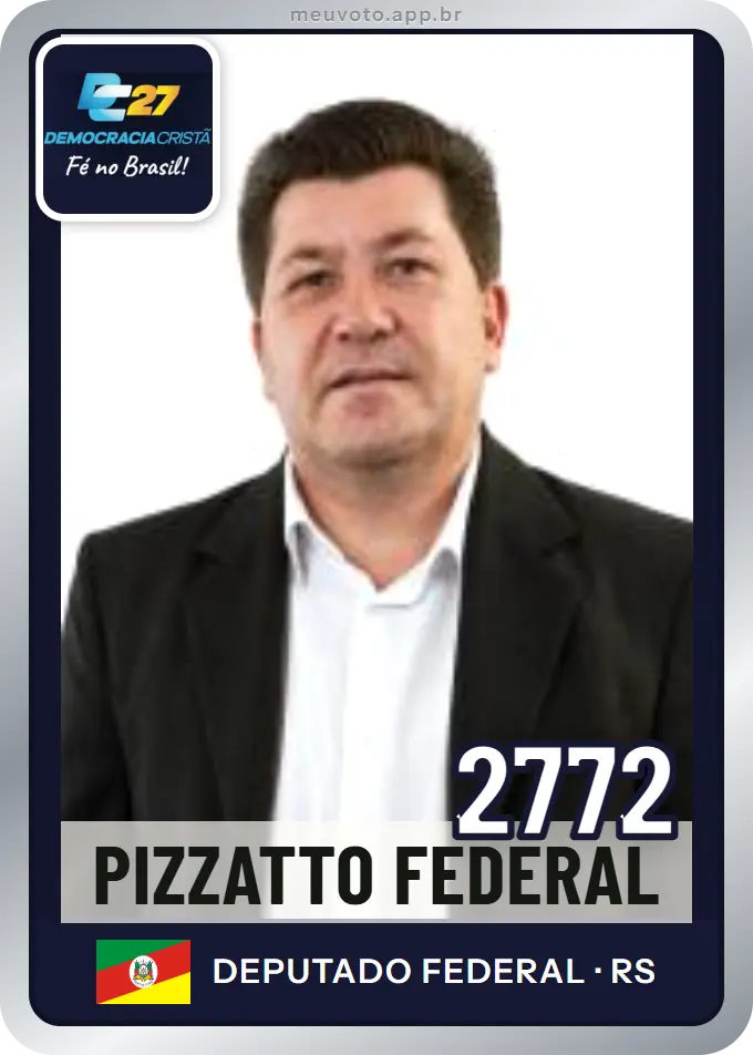 Carta de Pizzatto Federal, número 2772, DC