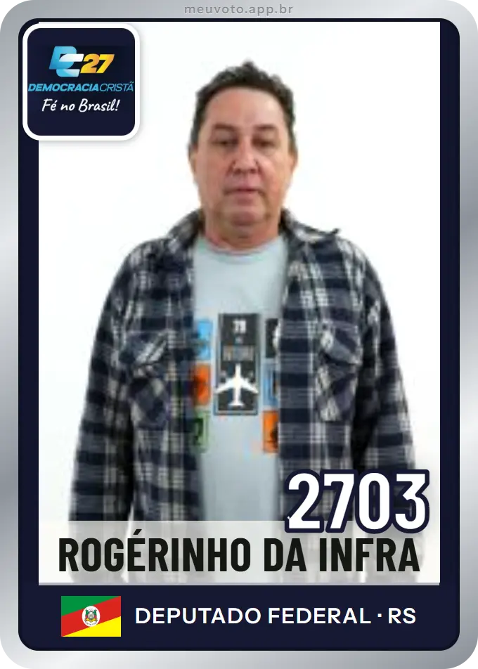 Carta de Rogérinho da Infra, número 2703, DC