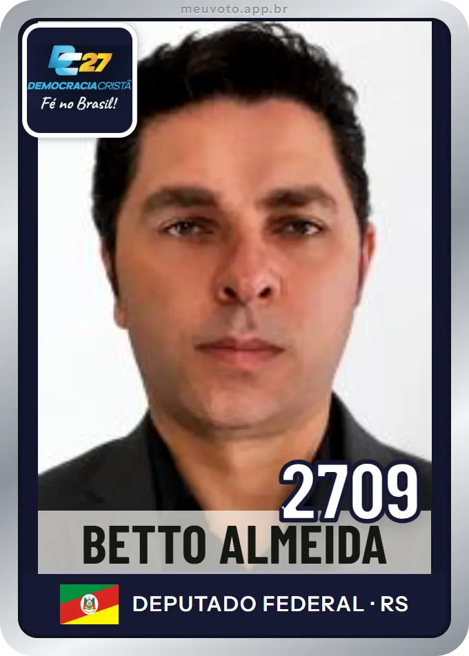Carta de Betto Almeida, número 2709, DC