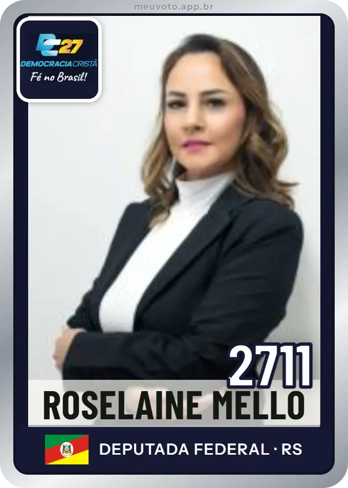 Carta de Roselaine Mello, número 2711, DC