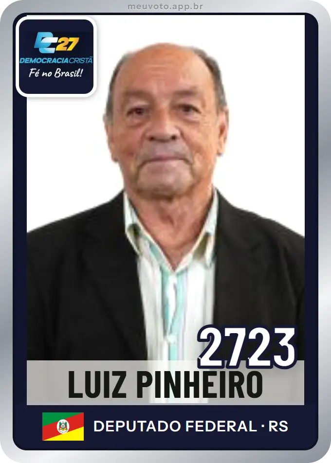 Carta de Luiz Pinheiro, número 2723, DC