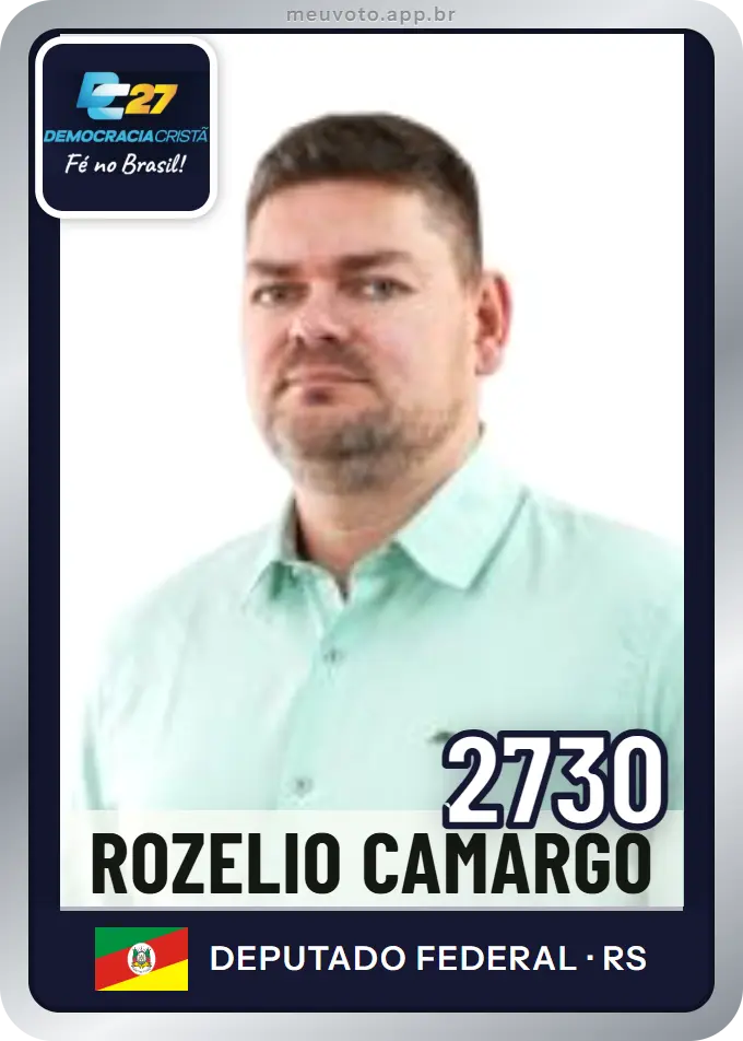 Carta de Rozelio Camargo, número 2730, DC