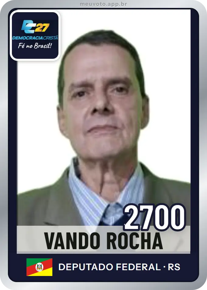 Carta de Vando Rocha, número 2700, DC