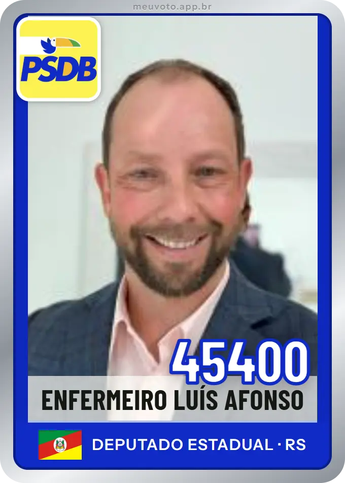 Carta de Enfermeiro Luís Afonso, número 45400, PSDB