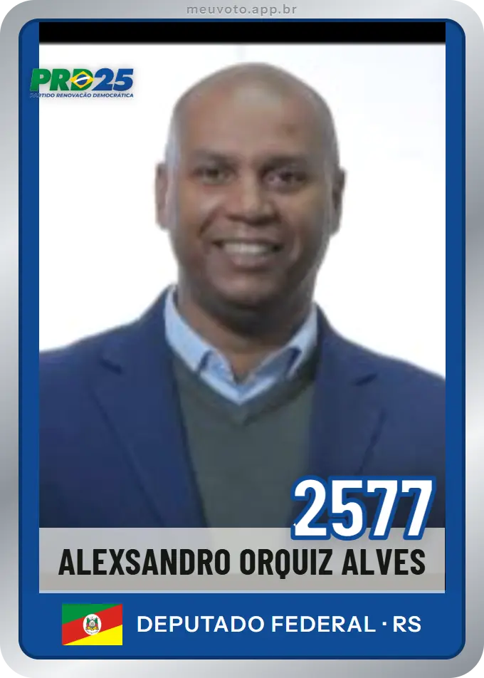 Carta de Alexsandro Orquiz Alves, número 2577, PRD