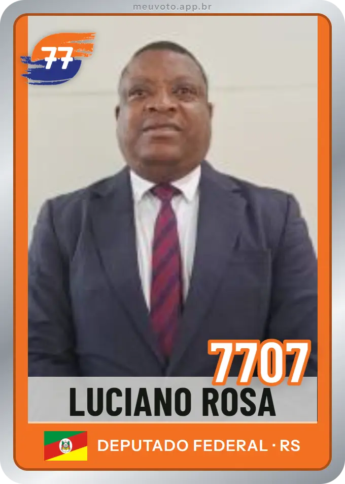 Carta de Luciano Rosa, número 7707, Solidariedade