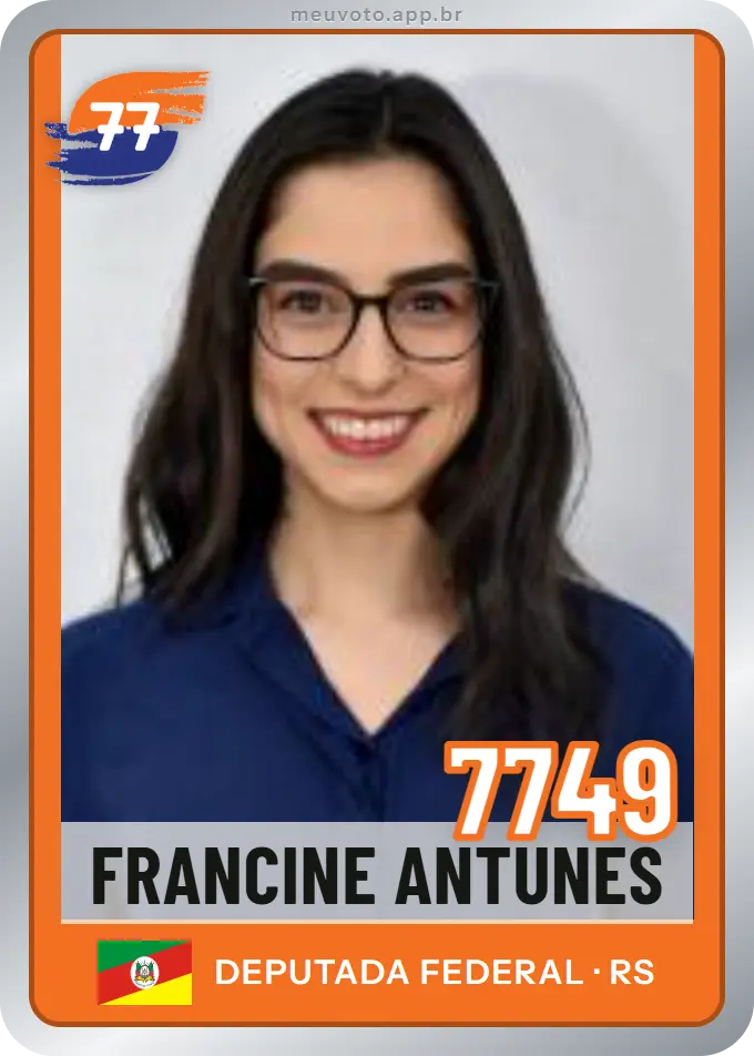 Carta de Francine Antunes, número 7749, Solidariedade