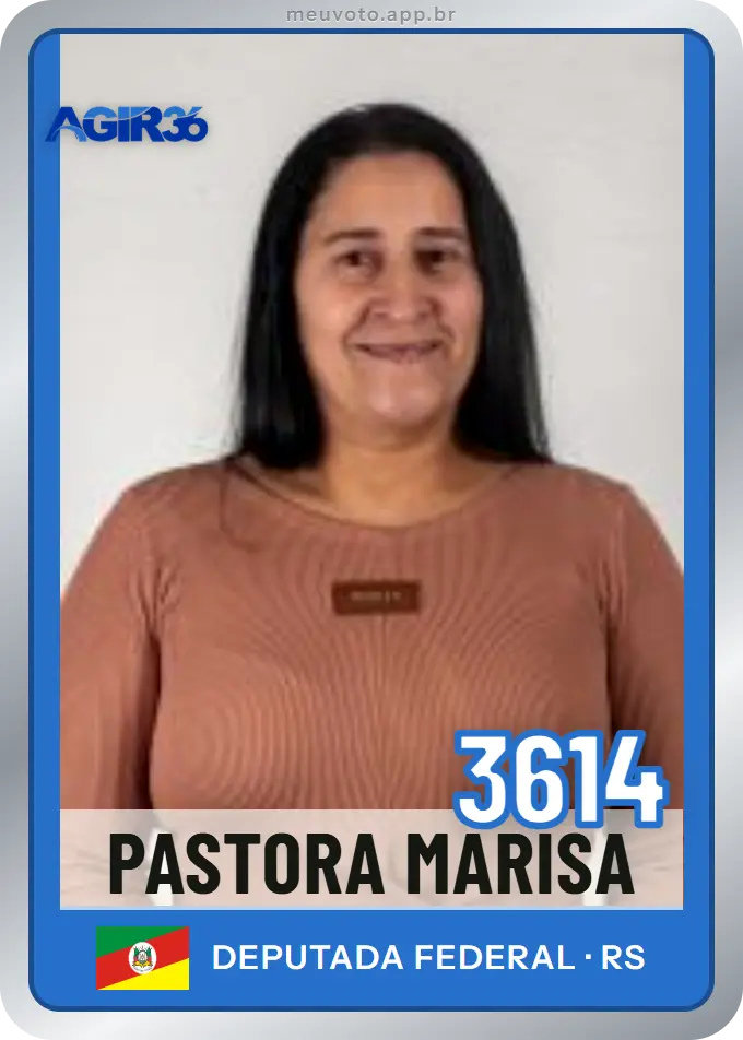 Carta de Pastora Marisa, número 3614, Agir