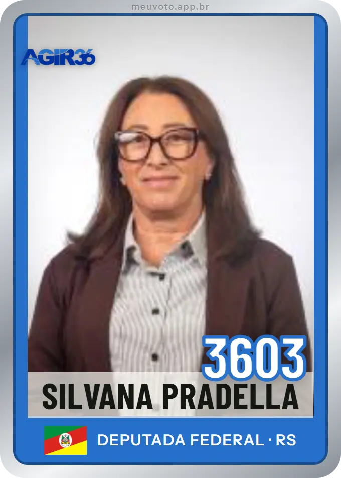 Carta de Silvana Pradella, número 3603, Agir
