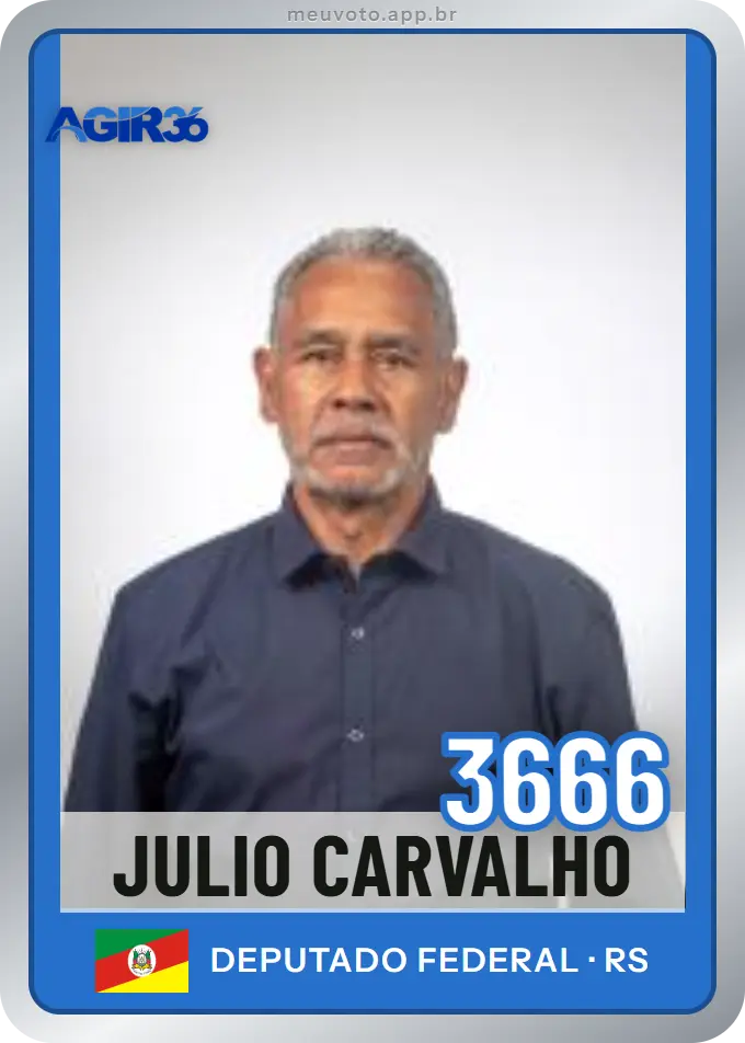 Carta de Julio Carvalho, número 3666, Agir