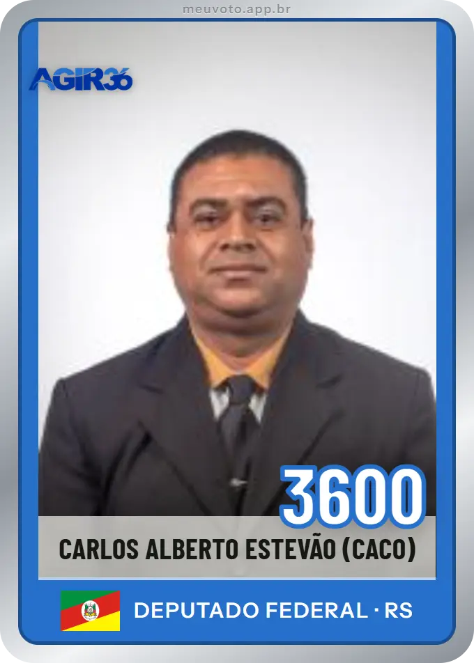 Carta de Carlos Alberto Estevão (caco), número 3600, Agir