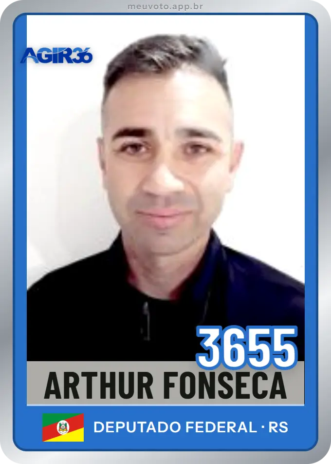 Carta de Arthur Fonseca, número 3655, Agir