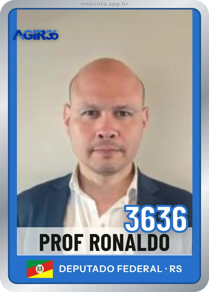 Carta de Prof Ronaldo, número 3636, Agir
