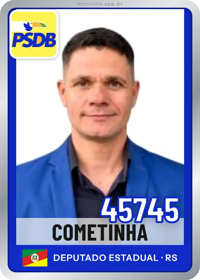 Carta de Cometinha, número 45745, PSDB
