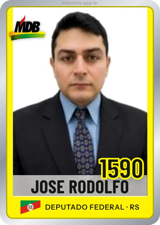 Carta de Jose Rodolfo, número 1590, MDB