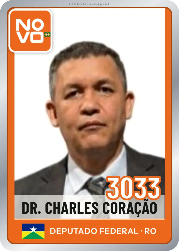 Carta de Dr. Charles Coração, número 3033, Novo