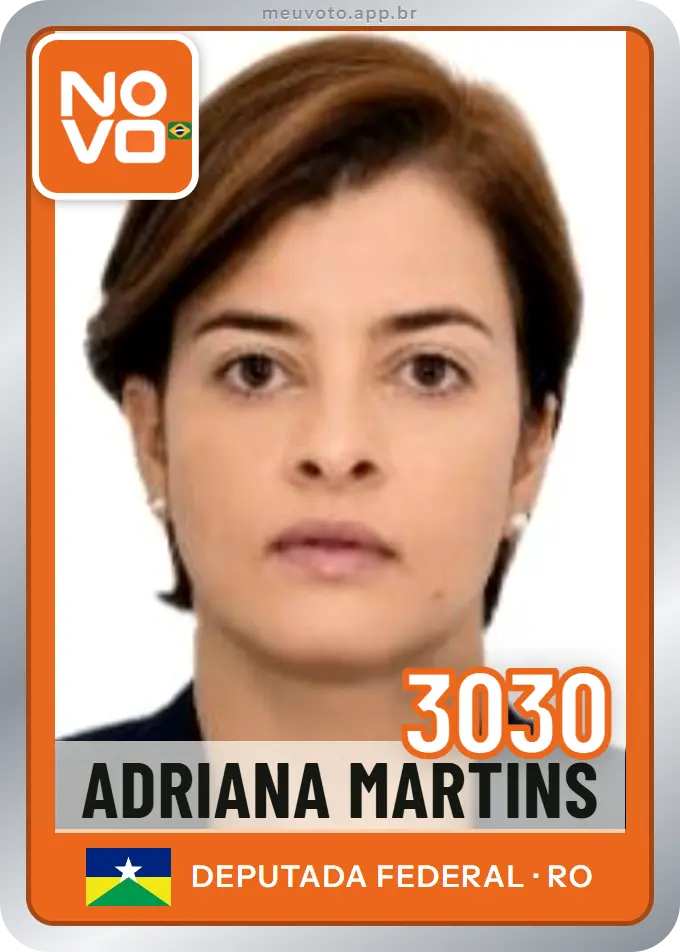 Carta de Adriana Martins, número 3030, Novo