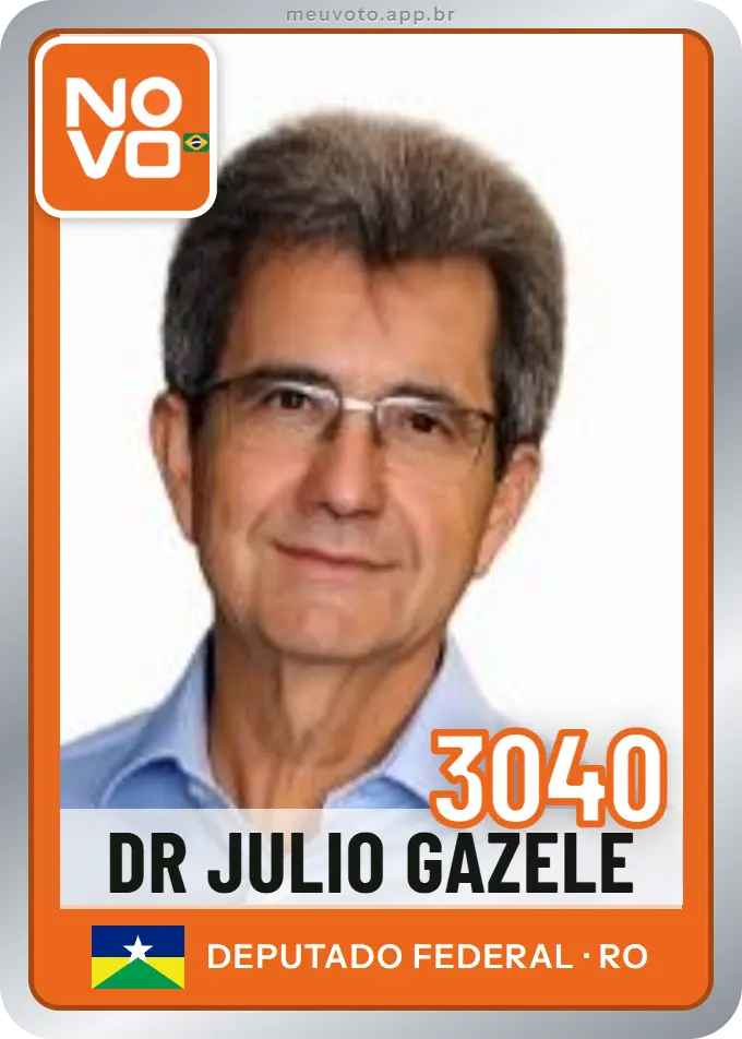Carta de Dr Julio Gazele, número 3040, Novo