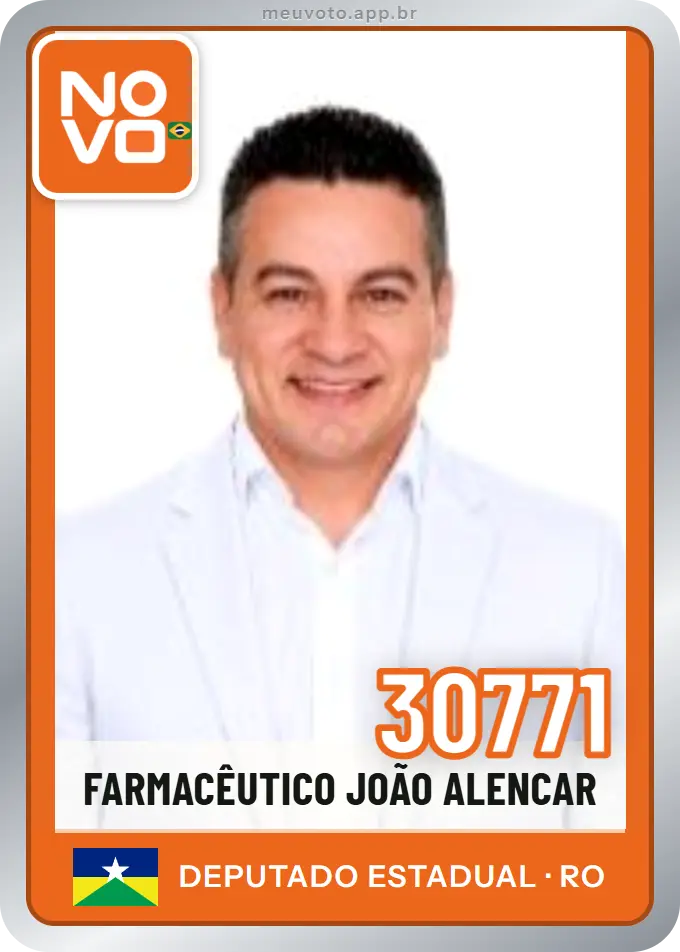 Carta de Farmacêutico João Alencar, número 30771, Novo