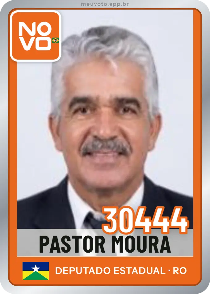 Carta de Pastor Moura, número 30444, Novo