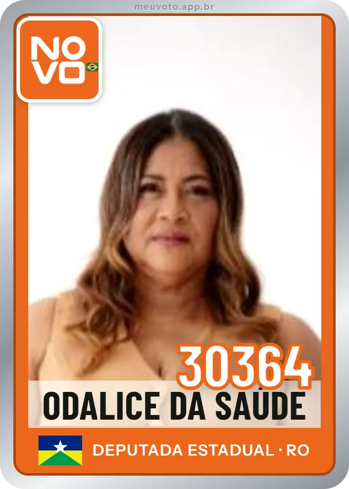 Carta de Odalice da Saúde, número 30364, Novo