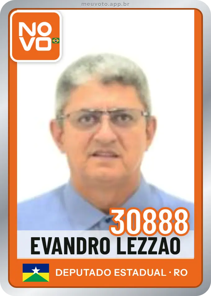 Carta de Evandro Lezzão, número 30888, Novo