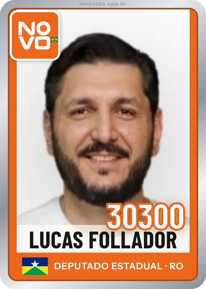 Carta de Lucas Follador, número 30300, Novo