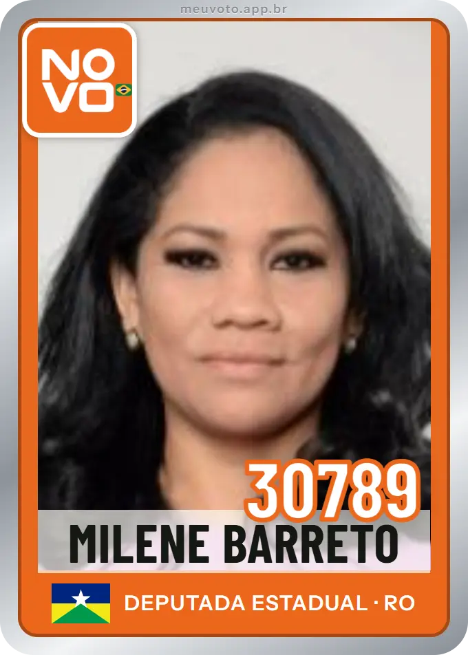 Carta de Milene Barreto, número 30789, Novo