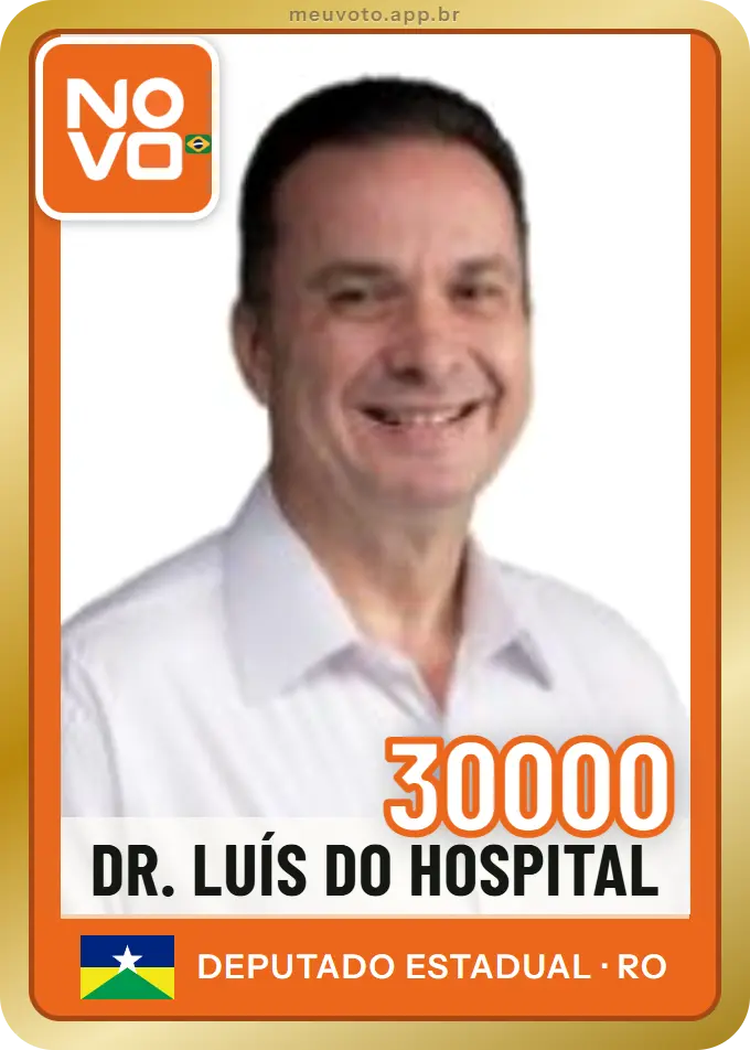 Carta de Dr. Luís do Hospital, número 30000, Novo